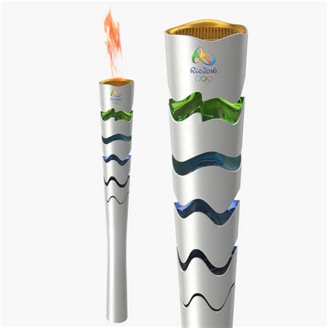 3d 2016 olympic torches