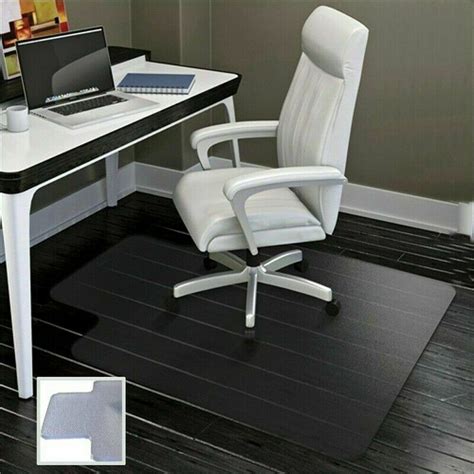 Goorabbit Clear Chair Mat, Hard Floor Use, 2mm Rectangle Clear Office ...