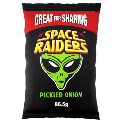 Space Raiders Pickled Onion Sharing Crisps 86.5g : My Supermarket Compare