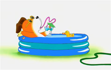 Kipper Enjoying his Paddling Pool by MMMarconi127 on DeviantArt