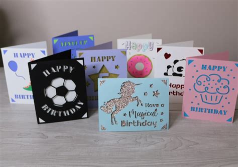 Cricut Birthday Cards for Kids - Free SVG Files