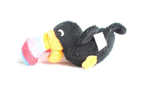 TOUCAN Stuffed Animal Vintage Plush Animal plush black Bird