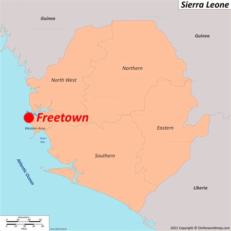 Freetown Map | Sierra Leone | Detailed Maps of Freetown