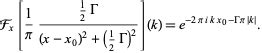 Lorentzian Function -- from Wolfram MathWorld