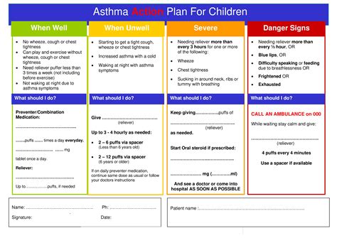 Paediatric Asthma Management Plan - How to create a Paediatric Asthma ...