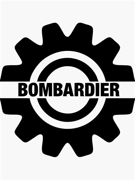 "Bombardier Logo" Sticker for Sale by SopaidNorth | Redbubble