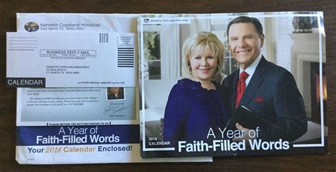 Free Kenneth Copeland Ministries 2016 Calendar