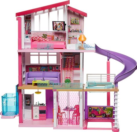 Buy Barbie Dreamhouse Dollhouse with Pool, Slide and Elevator Online at Lowest Price in Sri ...