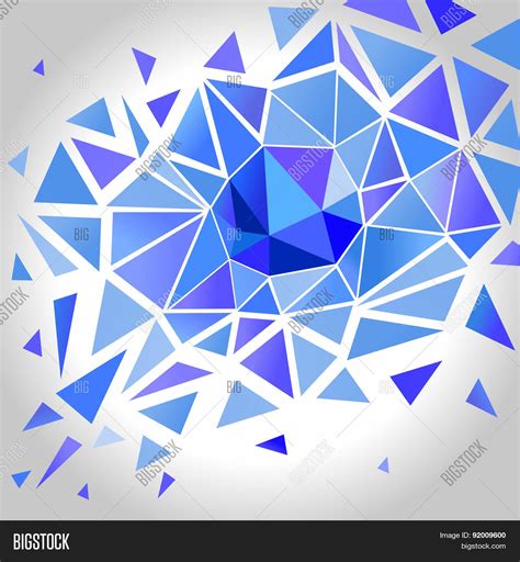 Abstract Crystal Vector & Photo (Free Trial) | Bigstock