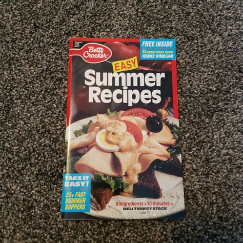 Betty Crocker Easy Summer Recipes August 1995 #107 25 Summer Suppers ...