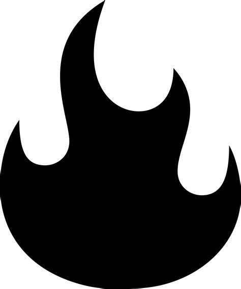 Fire Silhouette at GetDrawings | Free download