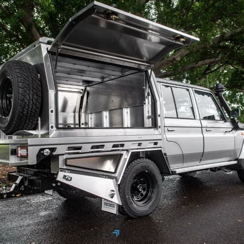 Aluminium tray and canopy package for Toyota Landcruiser ute. Made in ...