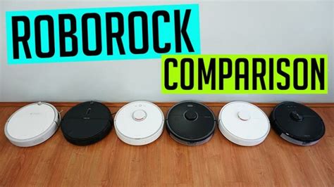 Roborock Comparison: E25, E35, E4, S4, S4 Max, S5, S5 Max, S6 MaxV, S7+, S7 MaxV - Cordless ...