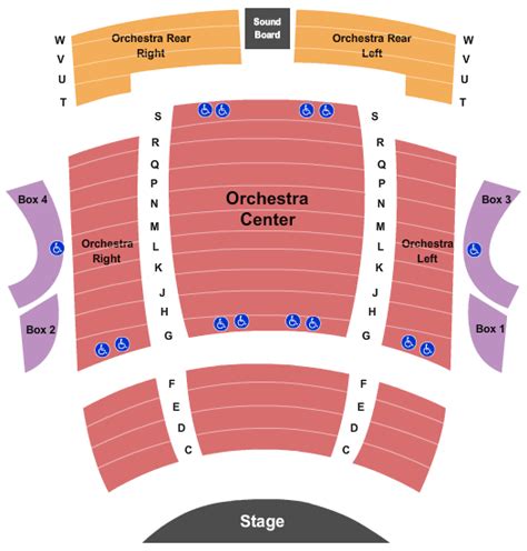 Kennedy Center Concert Hall Seating Chart With Seat Numbers | Elcho Table