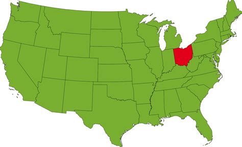 Ohio Map | US Ohio State Map | WhatsAnswer