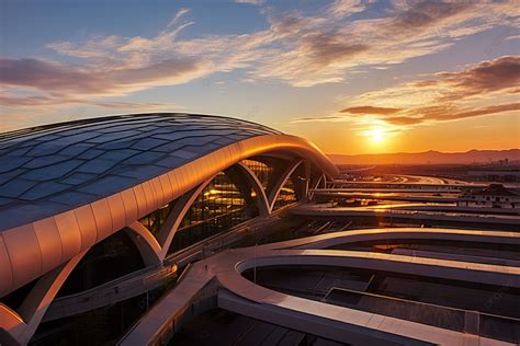 Kobe S Airport In Morning Sun Background, High Resolution, Airport ...