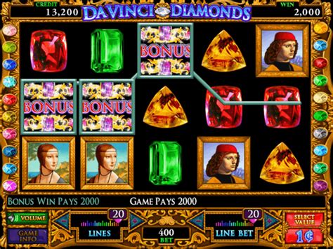 Da Vinci Diamonds – Video Lottery | Video Poker, Line Games and More