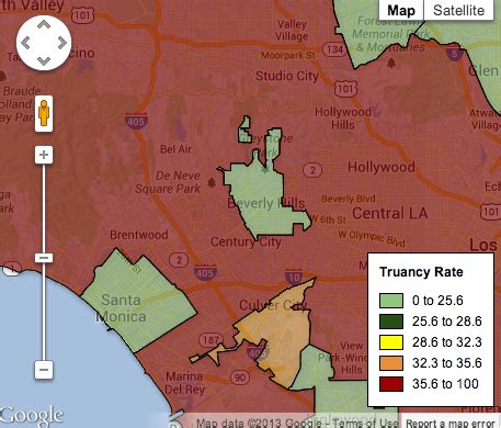 Los Angeles County School District Map - Maping Resources