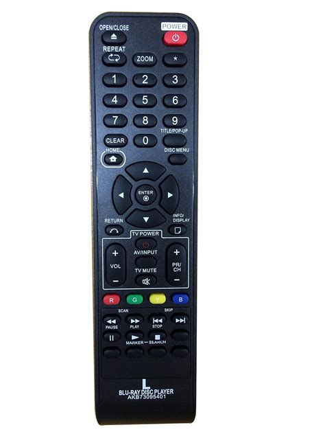 Vinabty Replaced Remote for LG Blu-ray Player Remote: Amazon.co.uk ...