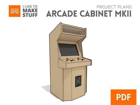 Arcade Cabinet Cut Diagram Car