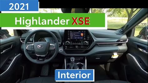 2021 HIGHLANDER XSE INterior Overview - YouTube