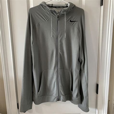 Nike Zip Up hoodie Size Large Nice and loose #nike... - Depop