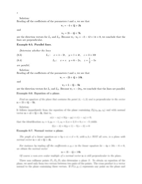 SOLUTION: Vector equation of line - Studypool