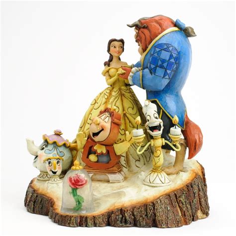 Jim Shore Disney traditions - Beauty and the beast carved by heart 4031487