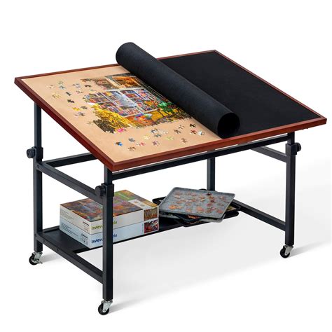 Lavievert Jigsaw Puzzle Table with Cover, Angle & Height Adjustable ...