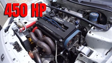 B20 VTEC TURBO DEL SOL Start up and Drive! - YouTube