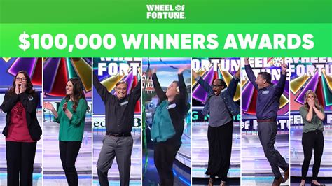 The Most $100,000 Winners Ever! | Wheel of Fortune - YouTube