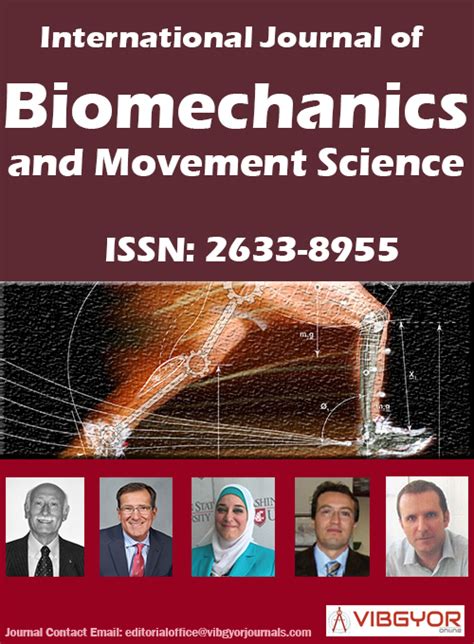 International Journal of Biomechanics and Movement Science