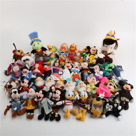 Vintage Disney Store Plush Dolls Featuring "Mickey Mouse" and Friends : EBTH