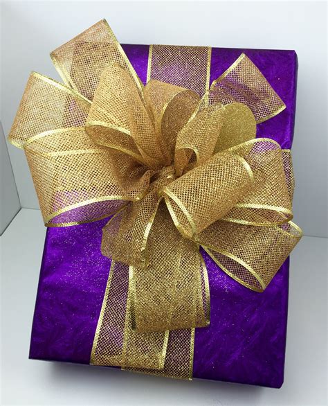 Big Gold Bow | Bows, Gift wrapping, Wrap