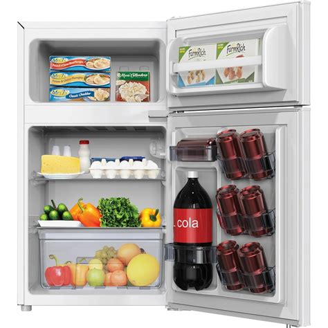 Avanti 3.1 Cu Ft Two Door Compact Refrigerator RA31B0W, White - Walmart.com - Walmart.com