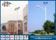 Stainless Solar Outdoor Street Lamp Post for Residential Lighting with Single Arm
