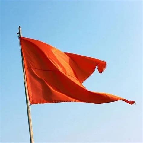 Bhagwa Flag Bhagwa Pack Of Flag Size Metre Big Size ...