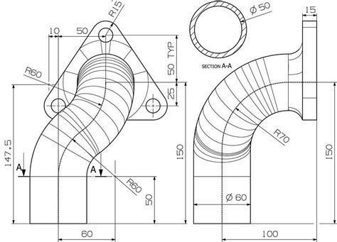 FreeCAD Tutorial - Creating a curved pipe - "show me"-style speed tutorial, music-background ...