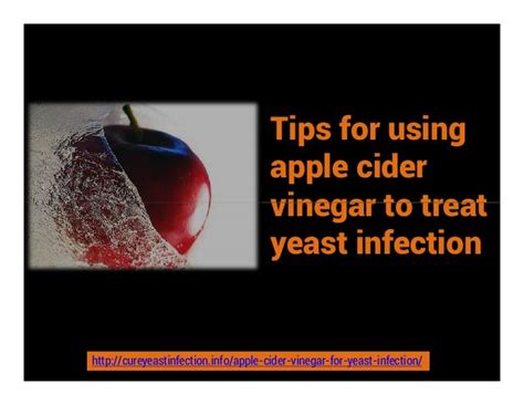 Apple cider vinegar for yeast infection