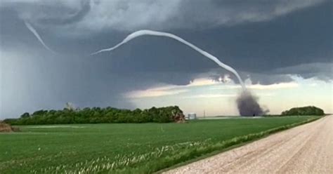 Caught on camera: Tornado touches down in Saskatchewan, Canada