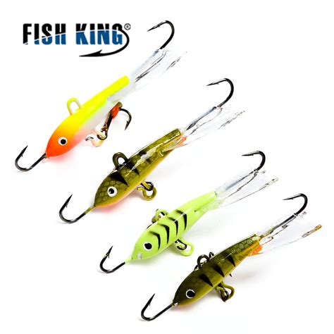 Ice Fishing Lure 1PC Winter Jigging Lead Fish Bait 10G 16G Fishing Hook Ice Balancer Jigs For ...