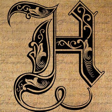 Different Style Fancy Letter H Designs