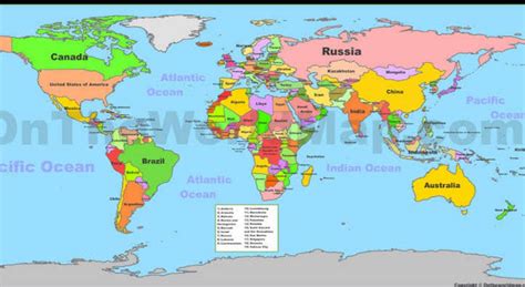 Mapa Ng Mundo