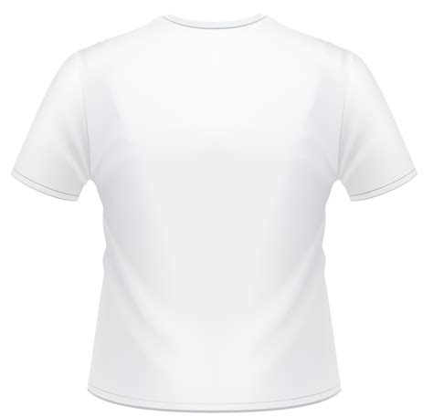 White T Shirt Template Png