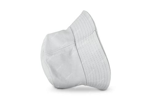 Premium Photo | White bucket hat isolated on white