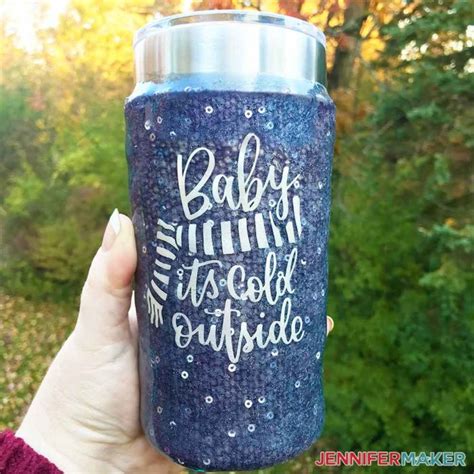 DIY Vinyl Decals for Tumblers: Cozy Fall & Winter Sayings! - Jennifer Maker