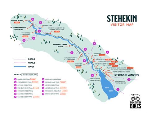 Map – Stehekin Bike Rentals