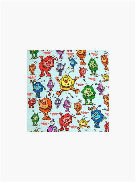 "Rainbow Brite Sprites" Sticker for Sale by Retrop0lis | Redbubble