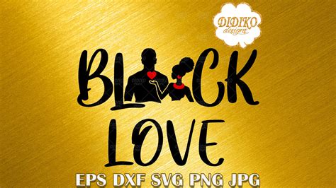 Black Love SVG, Black Couple SVG, Black History Month SVG, Afro SVG ...