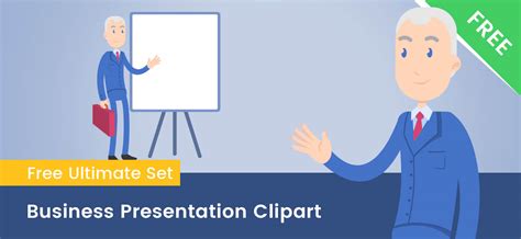 Business Presentation Clipart - Vector Characters